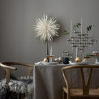 Portacandele astratto in design molecolare – Decorazione moderna in metallo per spazi abitativi eleganti