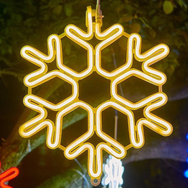 Luce a Led Impermeabile a Fiocco di Neve per Natale