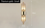 AuriLux Nordic Lampada da Parete in Cristallo
