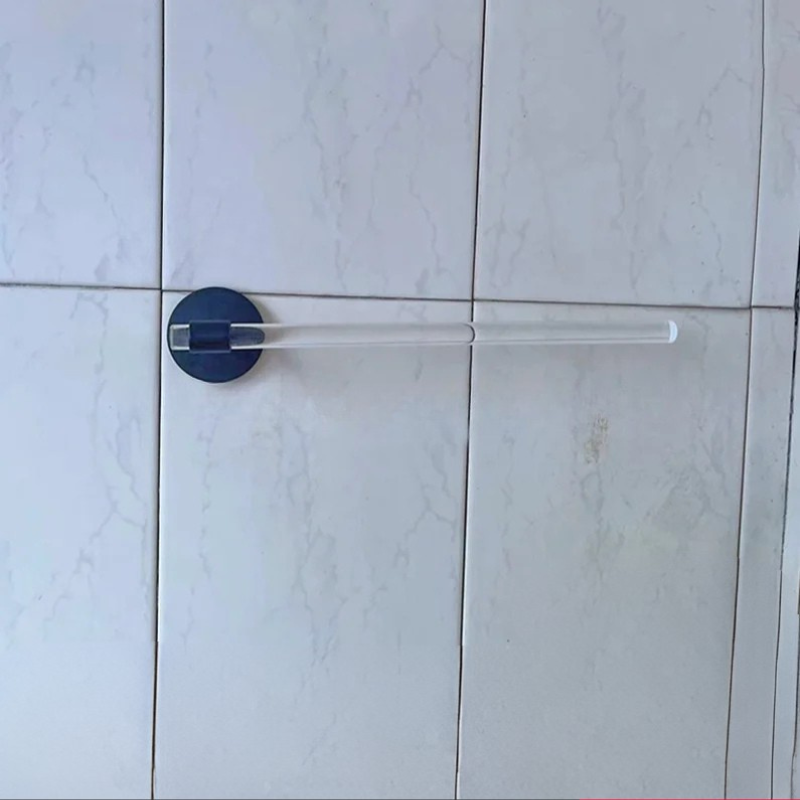 Barra per Asciugamani da Parete in Acrilico, Porta Asciugamani da Bagno, Appendiabiti per Ciabatte