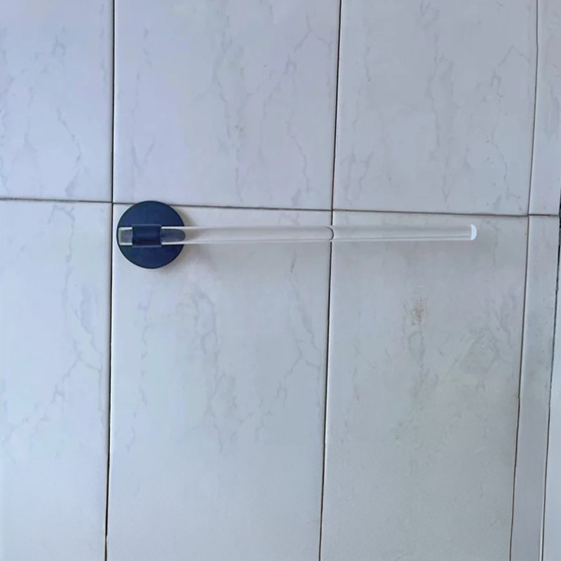Barra per Asciugamani da Parete in Acrilico, Porta Asciugamani da Bagno, Appendiabiti per Ciabatte