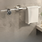 Barra per Asciugamani da Parete in Acrilico, Porta Asciugamani da Bagno, Appendiabiti per Ciabatte