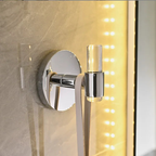 Barra per Asciugamani da Parete in Acrilico, Porta Asciugamani da Bagno, Appendiabiti per Ciabatte
