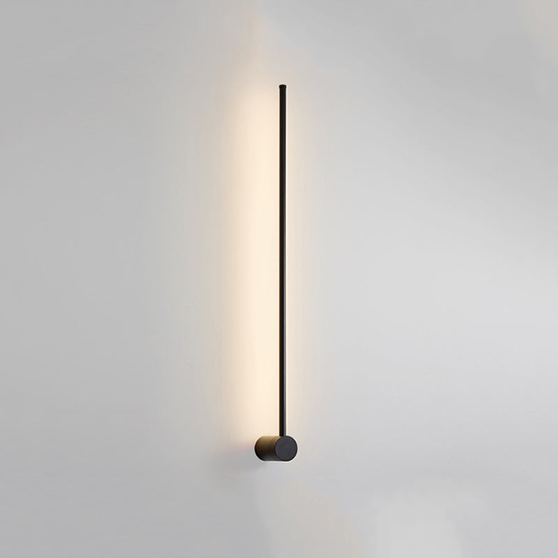 Ray Minimalista LED Applique da Interni Nero
