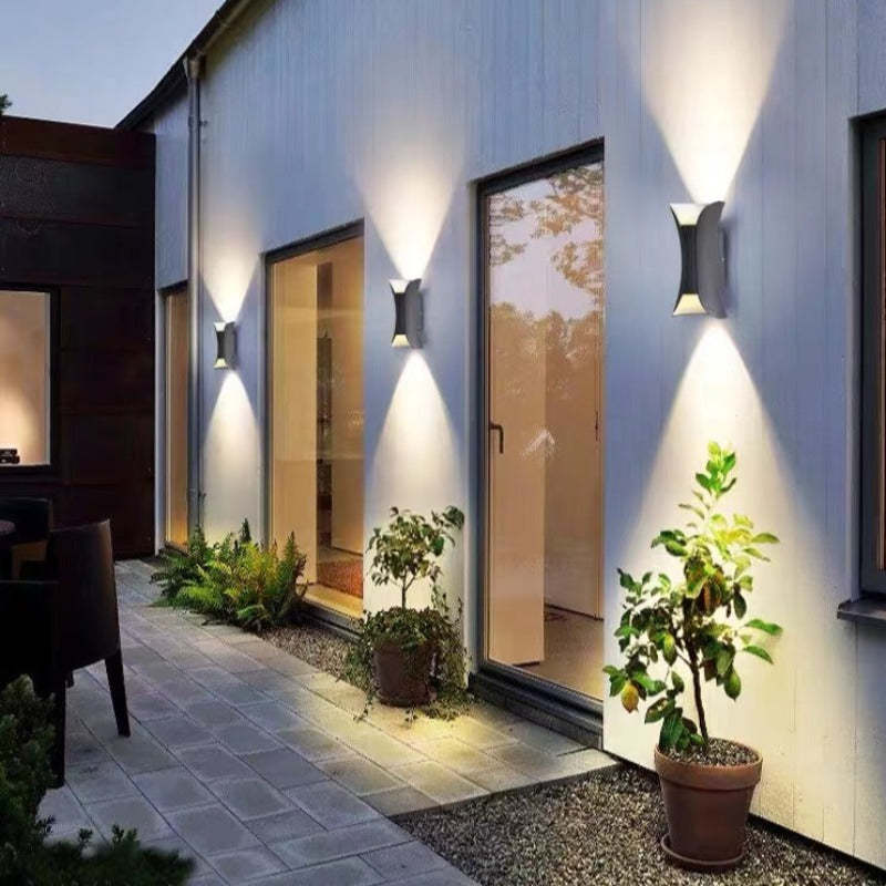 Lampada da Parete LED Sculpted Up-Down per Esterni
