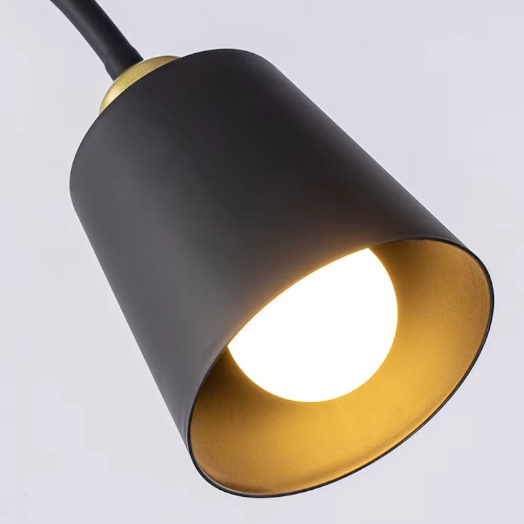 Lampada da Terra Regolabile con Testa Lampada Orientabile – Lampada da Lettura Funzionale