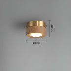 WoodCharm Light - Lampada da soffitto moderna per corridoio