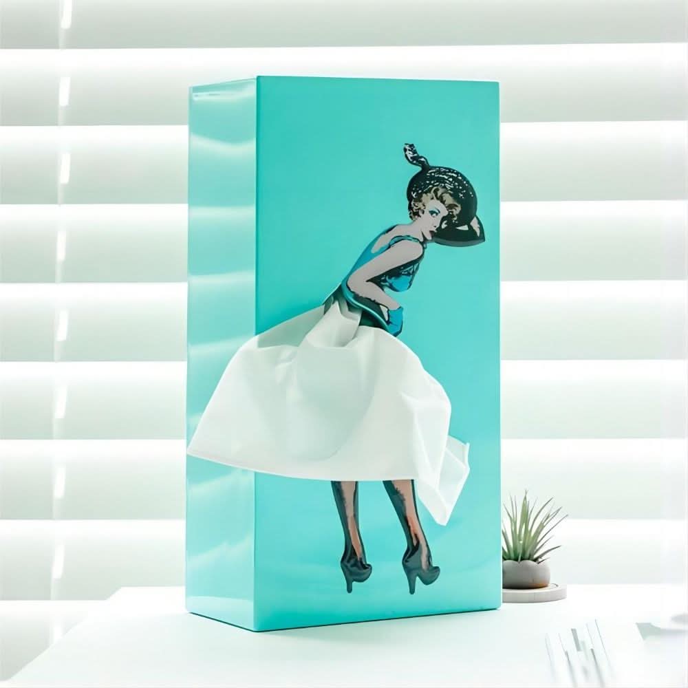 AEROBOX – Scatola di Fazzoletti Volante per un Decorazione Giocosa della Casa