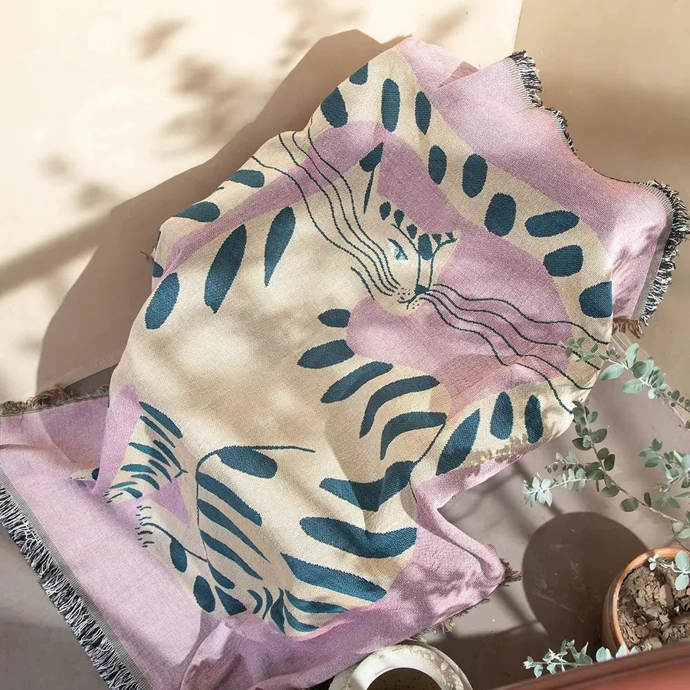 Coperta Rosy Tiger