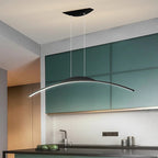 Floa Minimalist Linear Metal Remote Control Pendant Light
