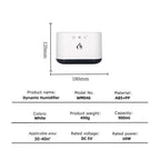 Airmist Pro – Umidificatore Ultrasuoni con Luce LED e 6 Ugelli