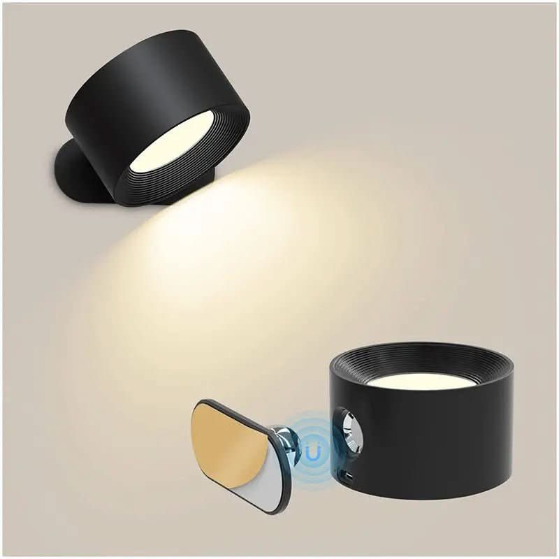ZENLAMP – Lampada LED Wireless Rotante a 360° per Illuminazione Flessibile