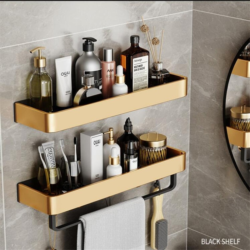 Supporto per Ripiani da Bagno in Alluminio - Ripiano da Bagno