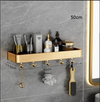 Supporto per Ripiani da Bagno in Alluminio - Ripiano da Bagno