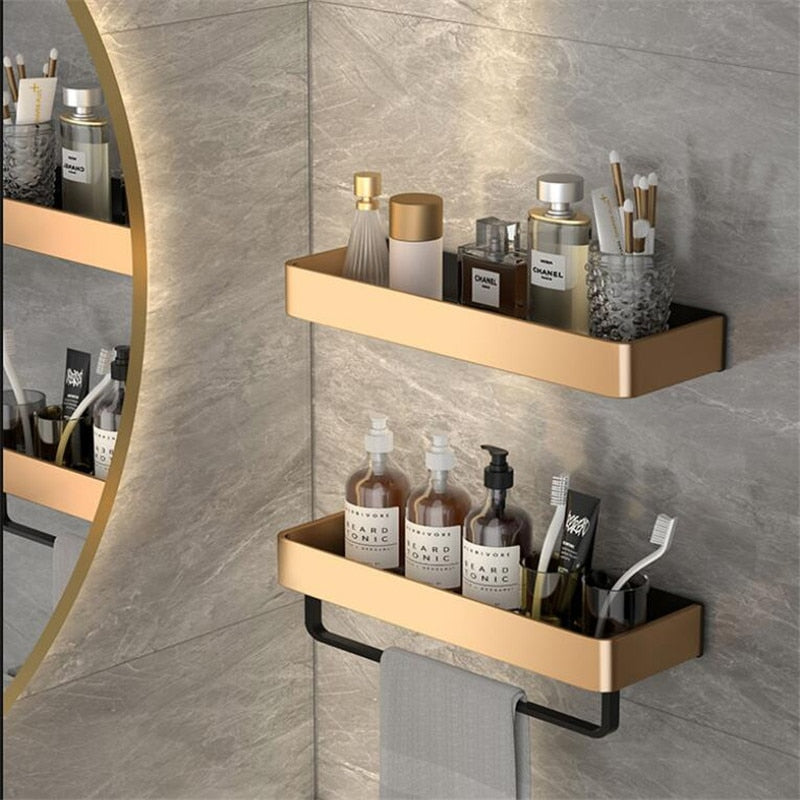 Supporto per Ripiani da Bagno in Alluminio - Ripiano da Bagno