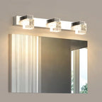Applique in Cristallo di Alluminio Lampada da Parete LED Moderna Specchio Decorazione per la Casa