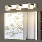 Applique in Cristallo di Alluminio Lampada da Parete LED Moderna Specchio Decorazione per la Casa