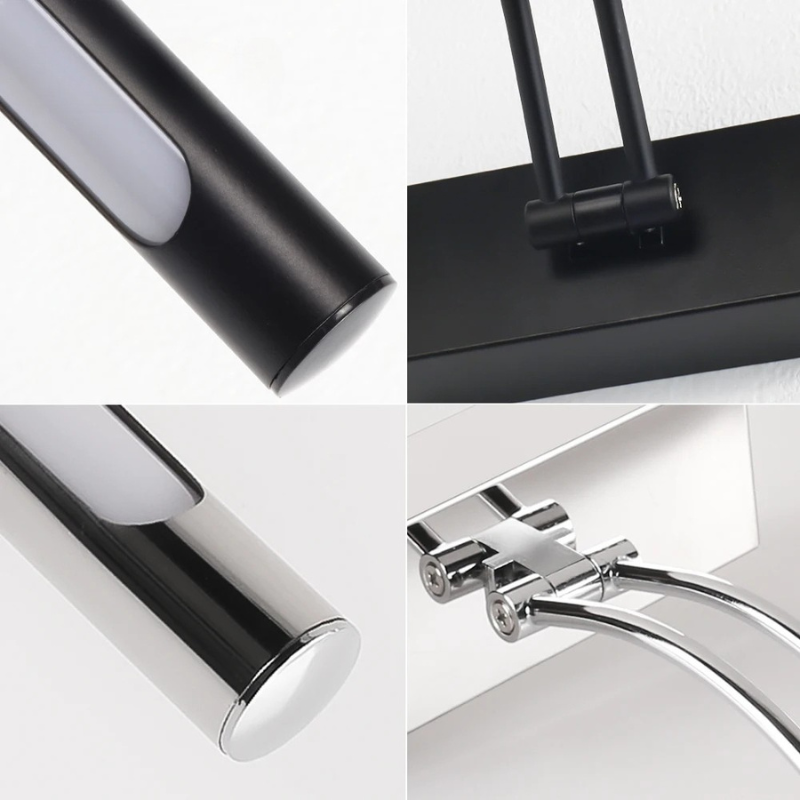 Applique Moderna in Alluminio Luci LED per Specchio da Bagno Lampada da Parete