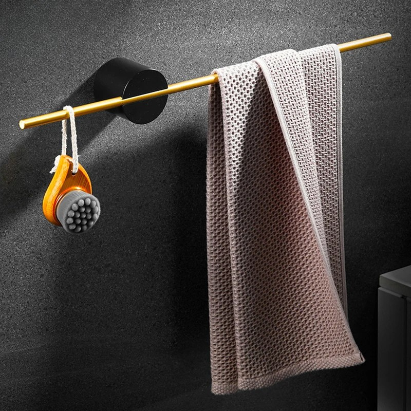 Mensola Porta Asciugamani Singola in Alluminio Mobile Accessori per Bagno