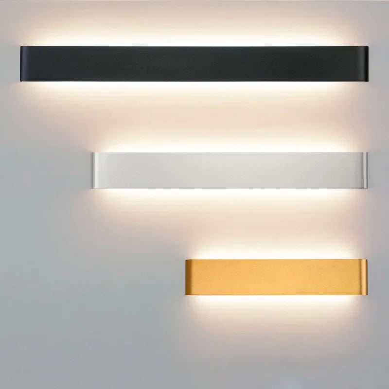 Lampada da Parete LED in Alluminio per Bagno e Soggiorno