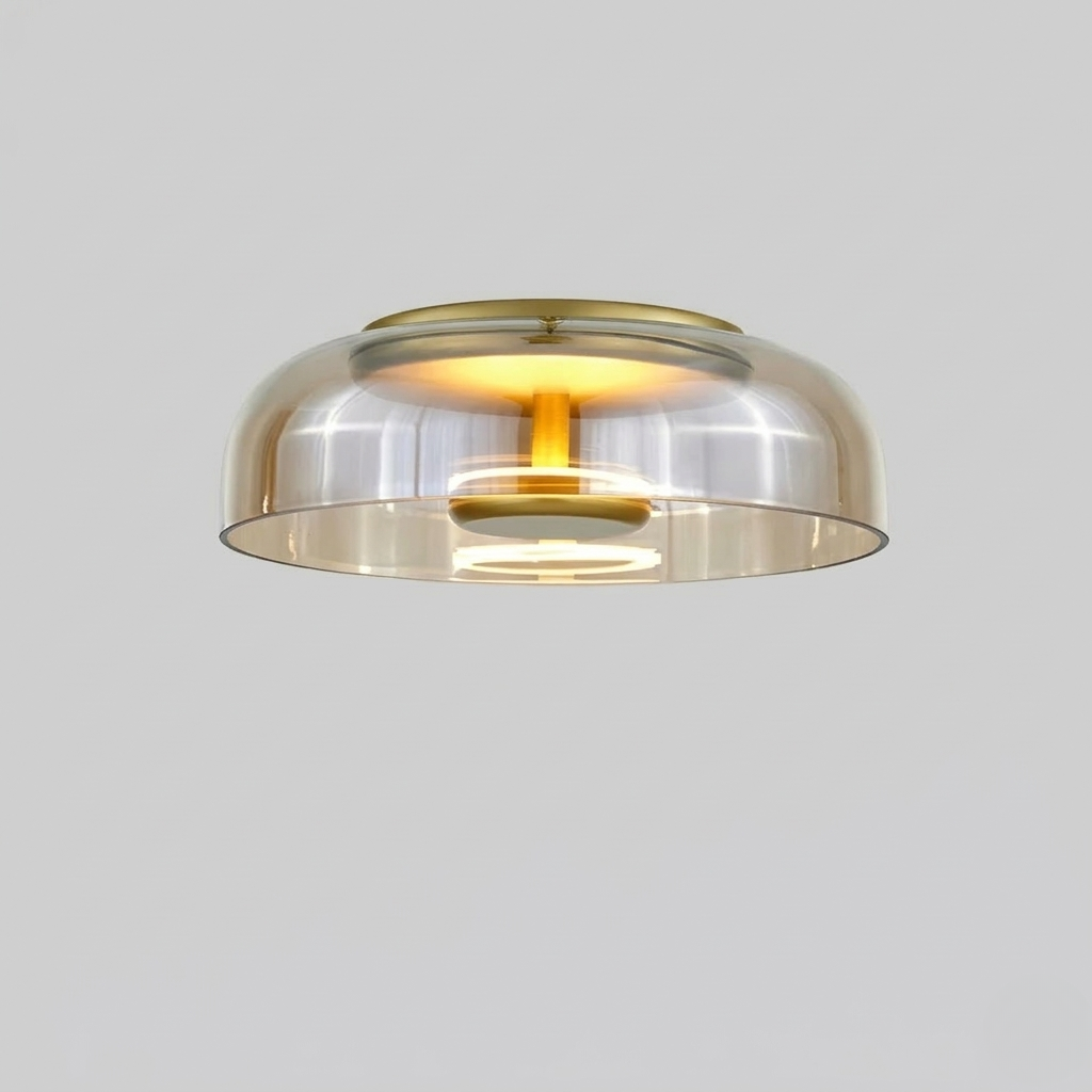 Lampada da Soffitto LED in Vetro Moderno Design Elegante