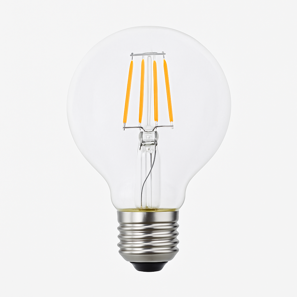 Lampadina E27 LED globolare filamentosa a incandescenza Edison