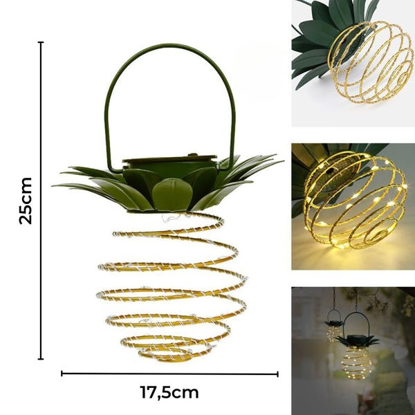 Lampada solare ananas