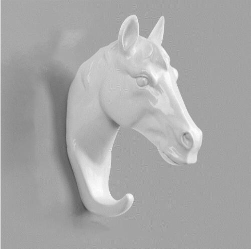 Decorazione da Parete a Gancio Animale Stoccaggio Rhinoceros Simulazione Appendere a Parete