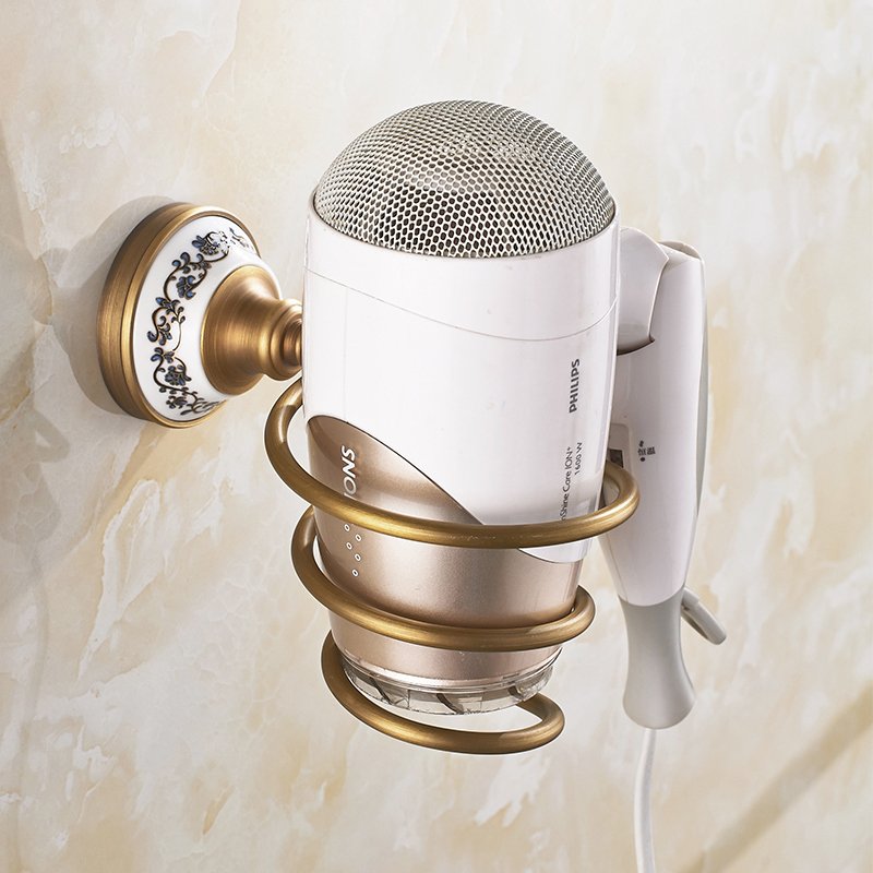 Set di Accessori da Bagno in Ottone Antico Spazzolato con Barra per Asciugamani e Porta Carta