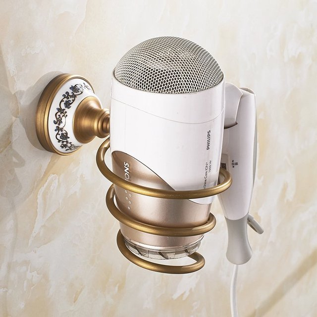 Set di Accessori da Bagno in Ottone Antico Spazzolato con Barra per Asciugamani e Porta Carta