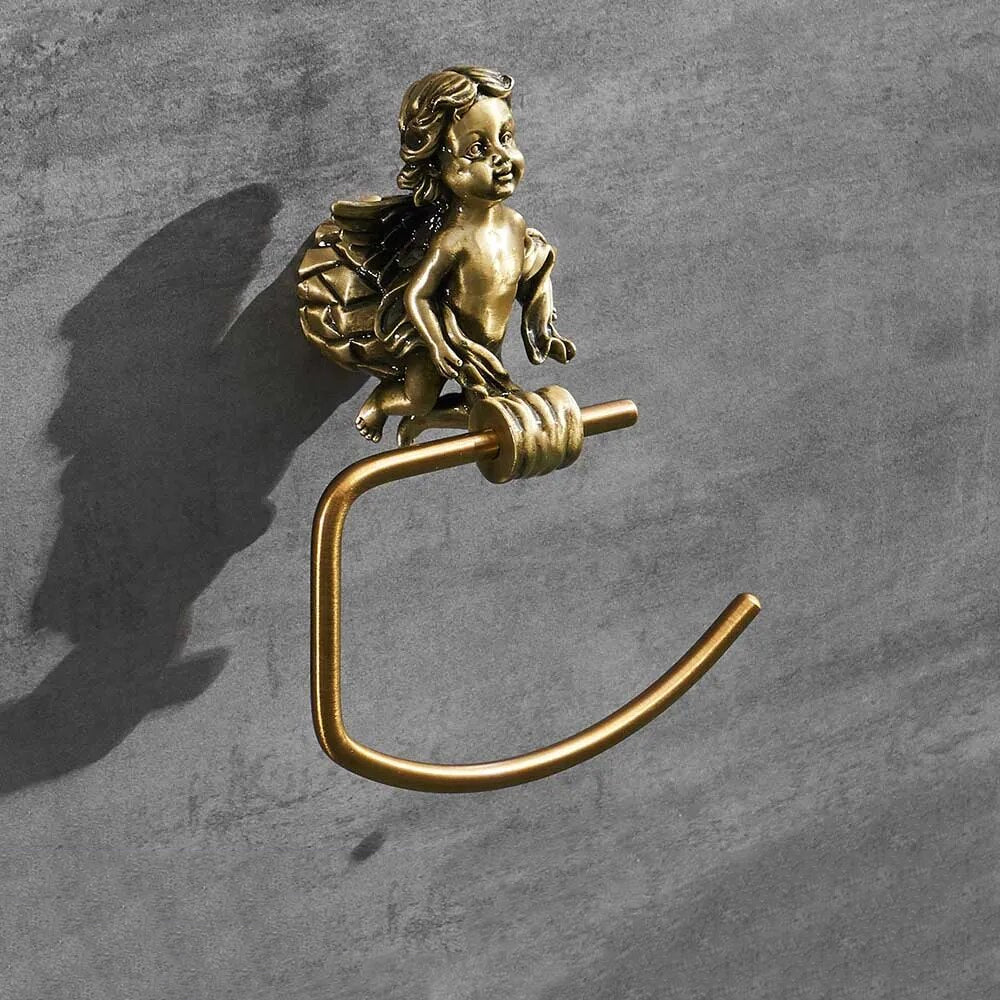Set di Accessori per Bagno in Bronzo Antico - Accessori per Asciugamani