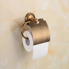 Porta Carta Igienica in Ottone Bronzo Antico per Bagno Accessori per Doccia