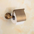 Porta Carta Igienica in Ottone Bronzo Antico per Bagno Accessori per Doccia
