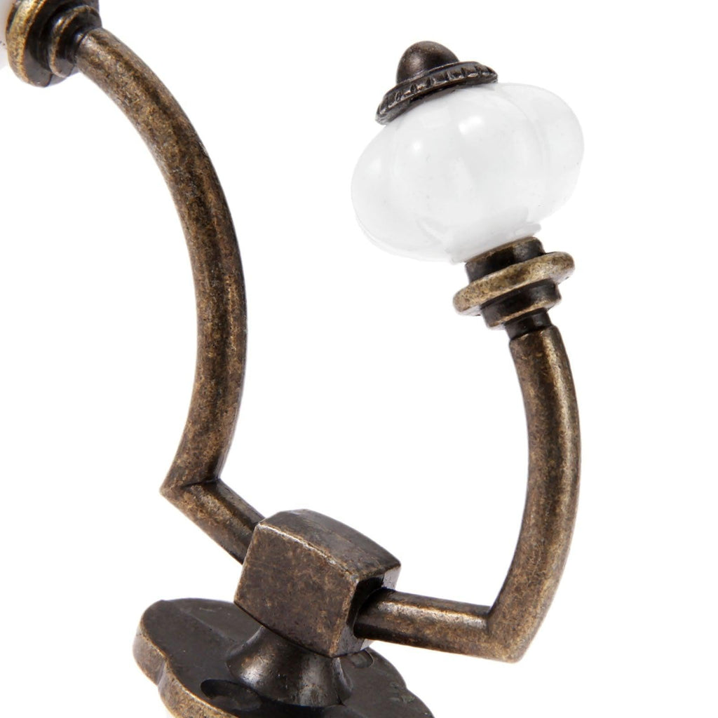 Ganci per Appendere Porta in Bronzo Antico Appendino da Bagno per Cappelli in Lega