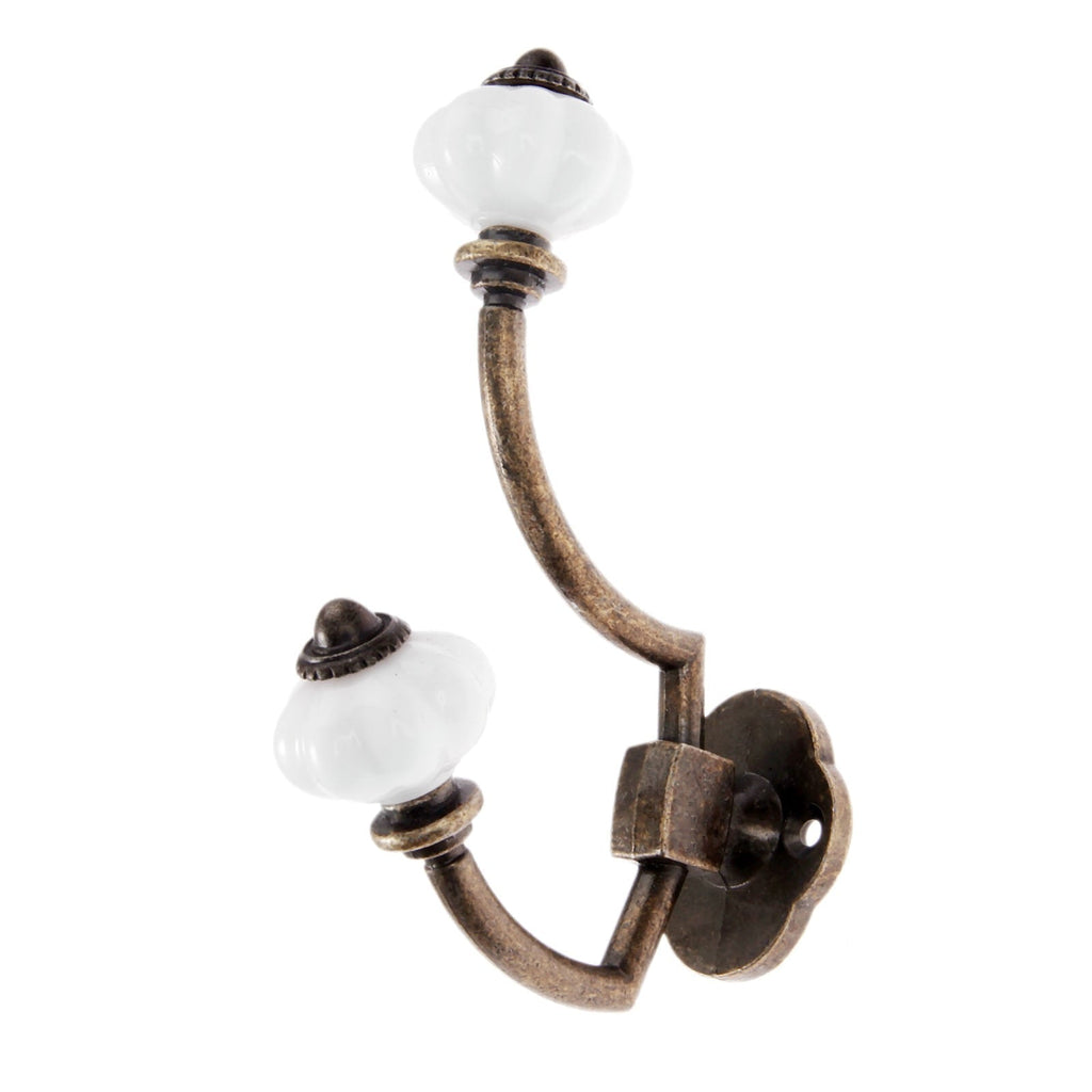 Ganci per Appendere Porta in Bronzo Antico Appendino da Bagno per Cappelli in Lega