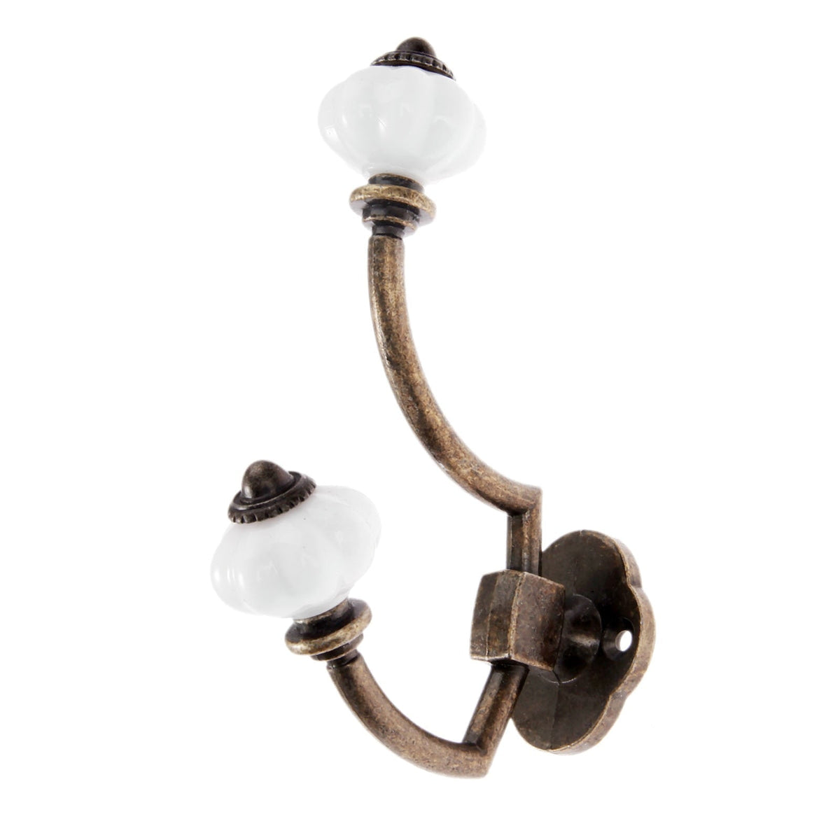 Ganci per Appendere Porta in Bronzo Antico Appendino da Bagno per Cappelli in Lega