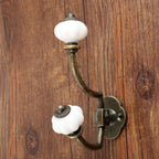 Ganci per Appendere Porta in Bronzo Antico Appendino da Bagno per Cappelli in Lega