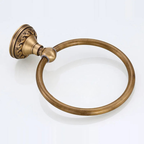 Anello Porta Asciugamano Antico da Parete in Alluminio Rotondo per Bagno