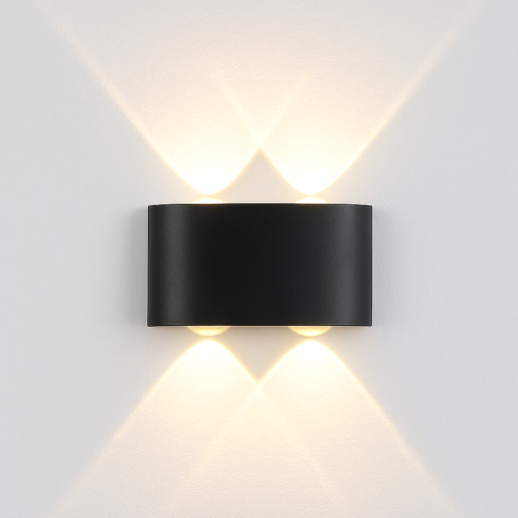 Applique esterna LED Porch (nero o bianco)