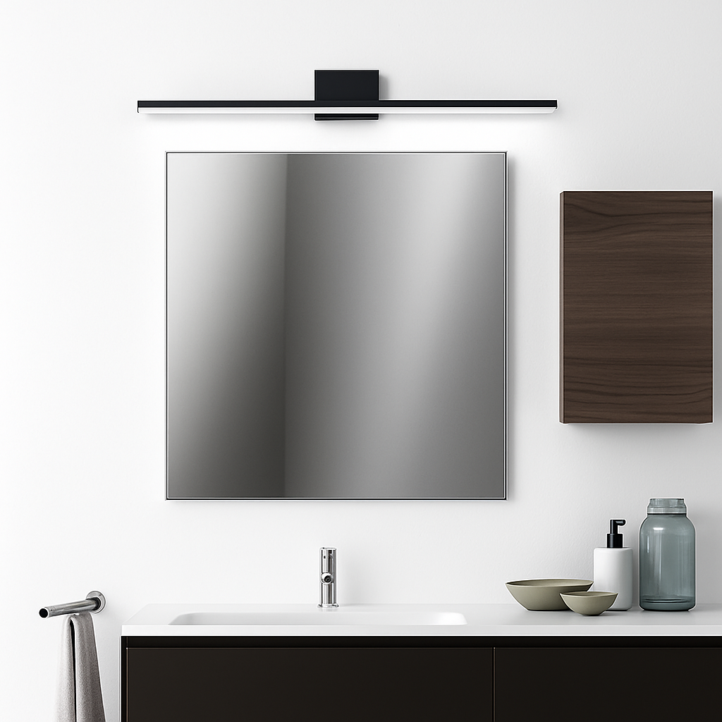 Applique specchio da bagno a LED rettangolare