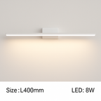 Applique specchio da bagno a LED rettangolare