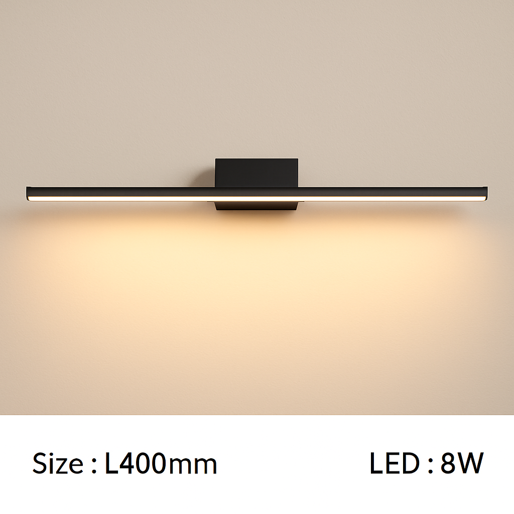 Applique specchio da bagno a LED rettangolare