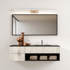 Applique specchio da bagno a LED rettangolare