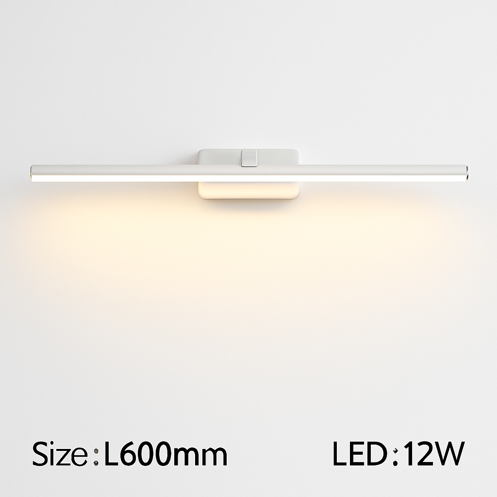 Applique specchio da bagno a LED rettangolare