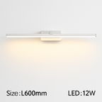 Applique specchio da bagno a LED rettangolare