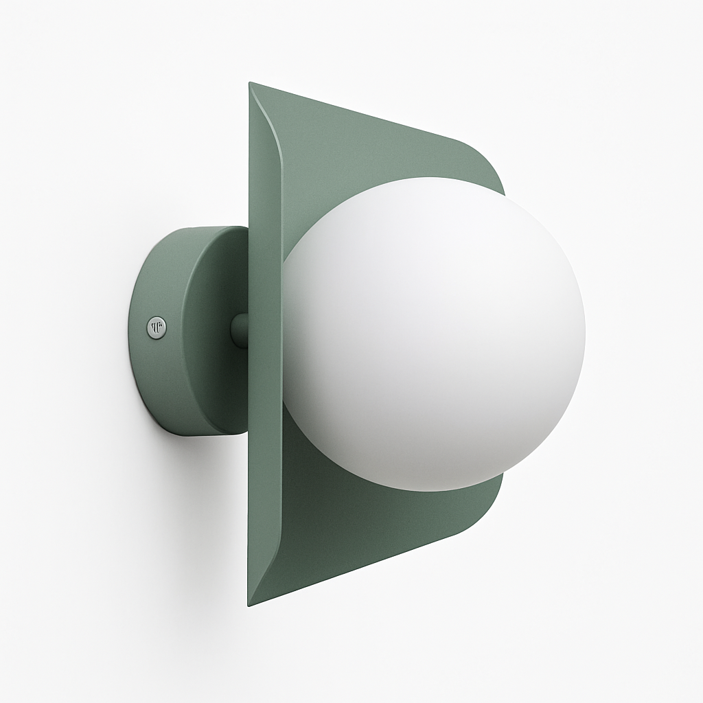 Applique murale con sfera bianca Morden Minimalist a LED (di colori)