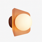 Applique murale con sfera bianca Morden Minimalist a LED (di colori)