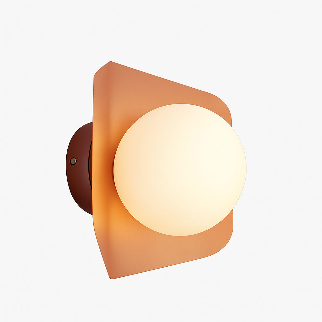 Applique murale con sfera bianca Morden Minimalist a LED (di colori)