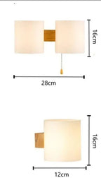 Applique Murale Trasparente Legno Bianco Salotto