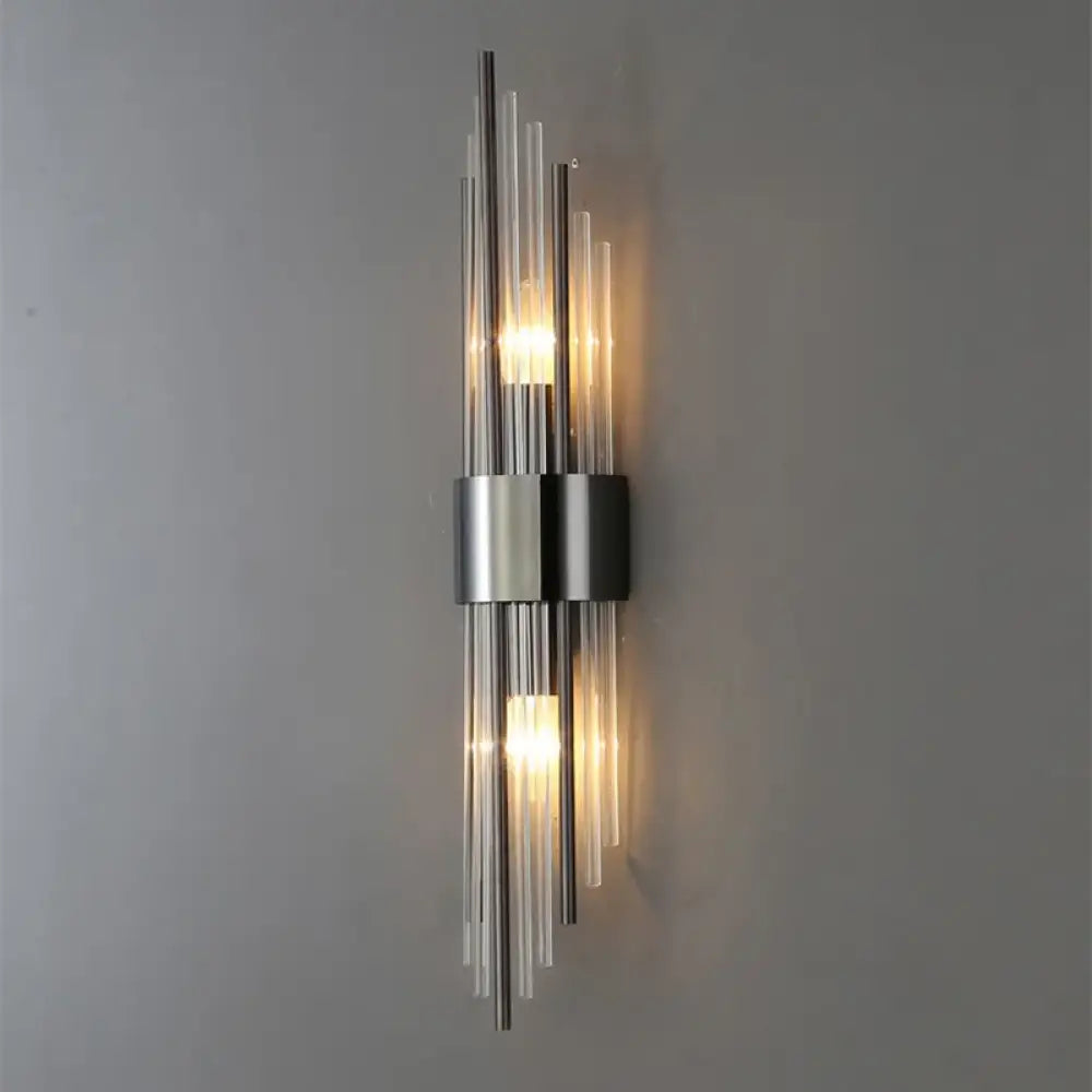 Applique murale di lusso dorata design elegante.